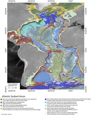 The Atlantic Ocean landscape: A basin-wide cluster analysis of the Atlantic near seafloor environment